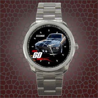 Hot Ford Mustang Eleanor The Gone in 60 Second Metal Watch