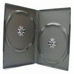 200 STANDARD Black Double DVD Cases