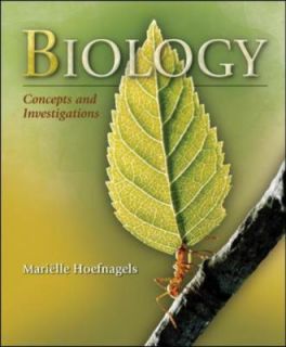 Biology Concepts and Investigations by Marielle Hoefnagels, McGraw 