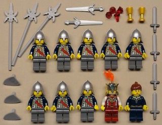 x10 NEW Lego Castle Minifigs Knights Men FANTASY ERA Guys w/ KING 