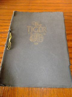 Old Vintage Antique Marengo High School Year Book 1916 The Tiger 16 