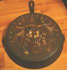 Antique Americana FOLK ART ERIE Griswold FRY PAN Skillet THERMOMETER 