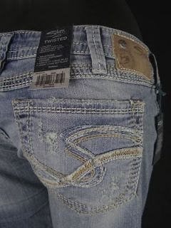 silver jeans twisted in Jeans