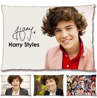 1D] Harry Styles [One Direction] Pre Printed Autograph Pillow Cases 