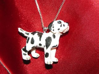 Great Dane Puppy Necklace Animal Silver Plated Chain Schleich Dog 