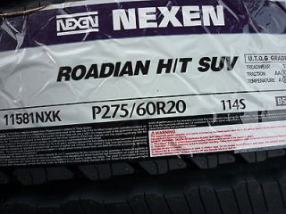 New 275 60 20 Nexen Roadian H/T Tires (Specification 275/60R20)