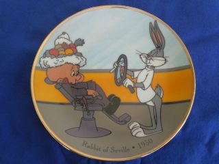 1950 Bugs Bunny Rabbit of Seville Plate Warner Bros 1992 6.5