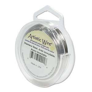 Artistic Wire Stainless Steel 22 Gauge 15 yards 41891 Round Shiny