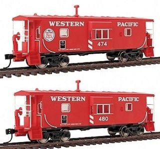 HO Walthers Platinum Line(TM) Bay Window Caboose 2 Pack Western 