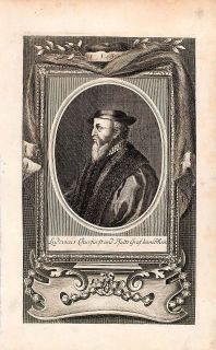   Engraving Portrait Louis VI Elector Palatine Wittelsbach Germany Art