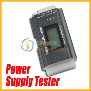 LCD PC Power Supply Tester 20/24 pin 4 SATA HDD Tester ATX BTX and ITX 