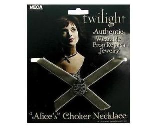 TWILIGHT ALICE Cullen CHOKER Crest Necklace Prop NECA