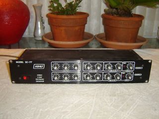 Ashly SC 77, Stereo 3 Way Electronic Crossover, Vintage Rack