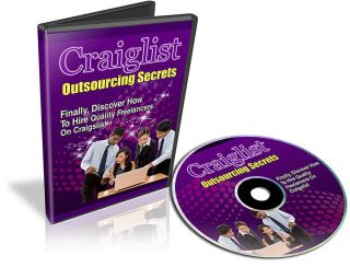 Craigslist Outsourcing Secrets 7 Videos Course On CD   Make Money on 