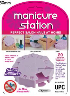 MANICURE STATION PERFECT NAIL SALON RESULTS  AS SEEN ON T.V.  NEW