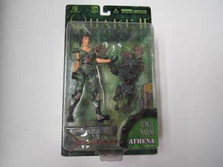 Athena Jungle Marine with Strogg Action Figure Quake II ReSaurus 1998