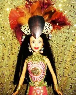 Mayan Aztec Guardian Of the Temple Skipper barbie doll ooak repaint 