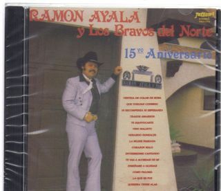Ramon Ayala y Los Bravos Del Norte CD NEW 15 Aniversario 15 Exitos De 
