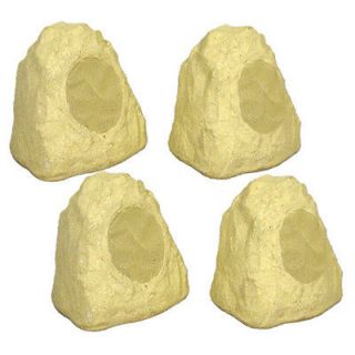 Theater Solutions 4 pcs New Outdoor Pool Spa Garden Rock Speakers 4R4B