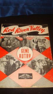 1935 Red River Valley Featuring Gene Autry Song book