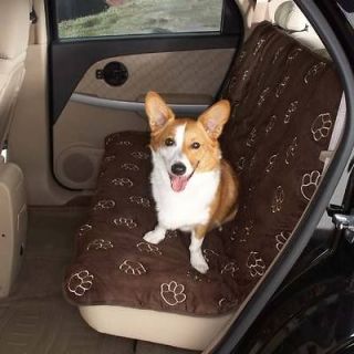 Guardian Gear BROWN PAWPRINT Pet Dog Car Seat Cover Chocolate ~NEW