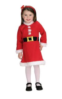 Santa Girl Mrs. Claus Elf Christmas Dress Up Infant Baby Toddler Child 