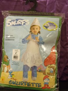 New Infant Smurfette costume Halloween size 6 12 months