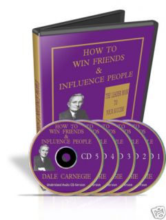 How to Win Friends and Influence People Dale Carnegie Audio CDs 