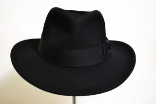 100 % Wool Felt Indiana Jones Fedora Safari Cowboy Crushable Hats HE01