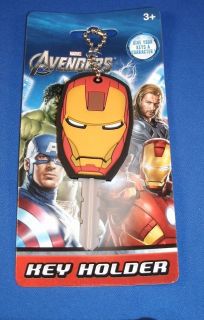 Marvel Avengers The Invincible Iron Man Helmet Key Cap Cover Chain MG 