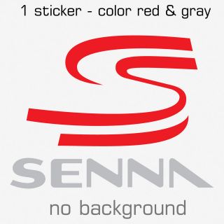 AYRTON SENNA Sticker Decal FORMULA 1   Multiple sizes and colors