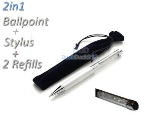   Stylus Crystalline Ballpoint pen with Swarovski crystal + 2 refills