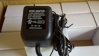 9VDC 9 VOLT DC POWER SUPPLY WALL ADAPTER 500mA .5A. SUITABLE FOR 12V 9 