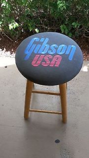 Gibson USA Black Bar Stool