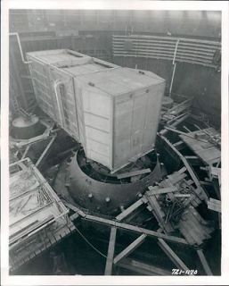 1958 Michigan Conical Section of Primary Shield Tank Reactor Vessel 