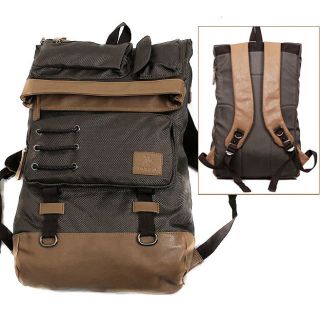 New Stylish Mens and Womens Backpack Bookbag Schoolbag #023 Black 