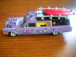 JOHNNY LIGHTNING HEAVENLY HEARSE with REAL RUBBER TIRES (LOOSE)