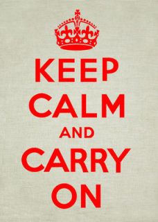 keep calm and carry on in Kitchen, Dining & Bar