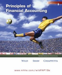 Principles of Financial Accouting by Barbara Chiappetta, John J. Wild 