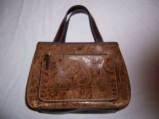 Brown Paisley BASS brand purse   SO CUTE & NICE