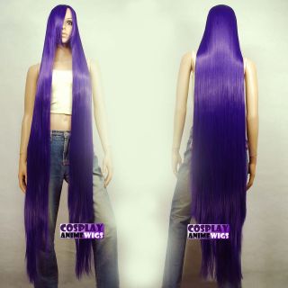150cm Dark Purple Styleable Extra Super Long Cosplay Wigs 81_737