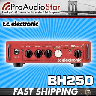   BH250 Bass Amplifier Head (250 Watts) BH 250 Amp PROAUDIOSTAR