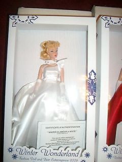   Winter Glamour in WHITE Barbie Covention Doll Denis Bastien Rare 15WW