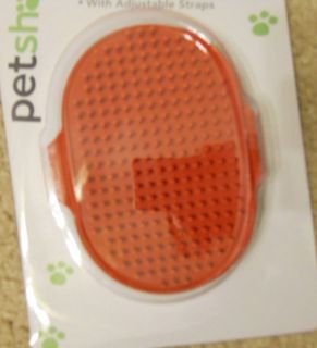   Cat Grooming Brush Comb with Adjustable Straps Soft Rubber Bath Clean