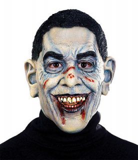 Mens Funny Barack Obama Zombie Halloween Costume Mask PM651038