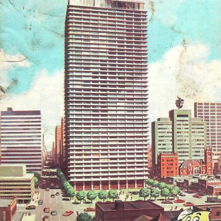 VTG 1962 Houston/Baytown ENCO HUMBLE OIL & REFINING CO MAP building 