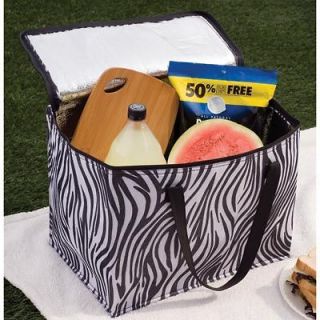   Print Insullated Cooler Bag picnic / potluck / beach / party / camping