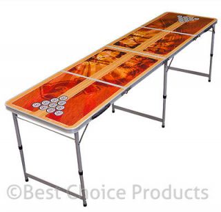 Beer Pong Table 8 Portable Folding Outdoor Indoor College Party New