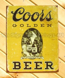 vintage coors sign in Signs, Tins