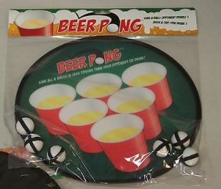 RED SOLO CUP BEER PONG VELCRO BALL DART BOARD GAME NEW IN THE PACKAGE